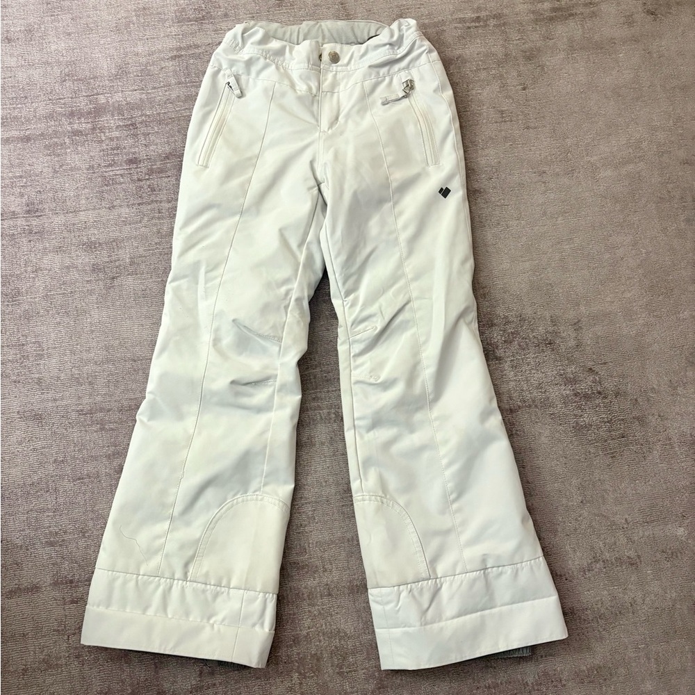 Obermeyer Girls White Ski Pants